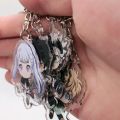Anime Black Clover Keychain Asta Yami Luck Voltia Cartoon Accessories Key Chain Backpack Pendant Cartoon Prop Badge. 