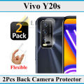 2Pcs Vivo Y20s Back Camera 9H Gorilla Flexible Protector For Vivo Y20s. 