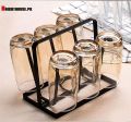 Glass Holder Stand Glass Stand For Dining Table Cup Glass Organizer. 