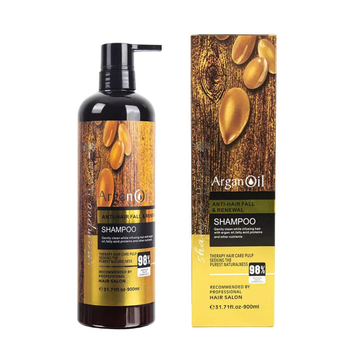 Revitalize and damage resistant Argan Oil Shampoo - 900ML