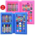 42'pes colour kit-42 Pcs Mix Colour kit/ Box/ Set @ Pencil Crayons and Markers for kids. 