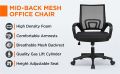 Home Office Chair Ergonomic Desk Chair Mesh for Computer with Lumbar Support Swivel Adjustable Mid Back Chair. 
