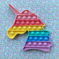 UNICORN & CUPCAKE POP IT FIDGET TOY SET. 