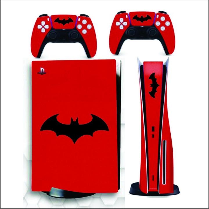 PS5 Disk Edition Batman skin with 2 Controller skin (Not silicone cover )