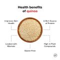 Quinoa organic prewashed white seeds for weight lose 500 gm. 