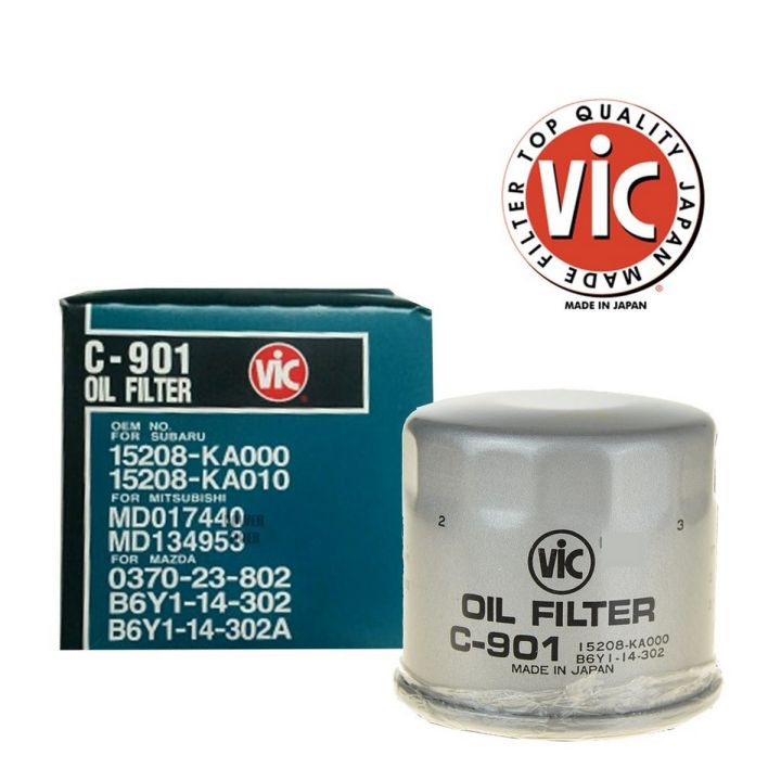 VIC OIL FILTER C-901 FOR NISSAN DAYZ HIGHWAY STAR, DAYZ ROOZ, CLIPPER, OTTI SUBARU PLE MITSUBISH EK-WAGON EK-CUSTOM i