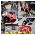 Engine Vinyl Pvc Sticker For Motorcycles 70cc 125cc Honda Yamaha Self start honda  Bumper sticker and decals. 