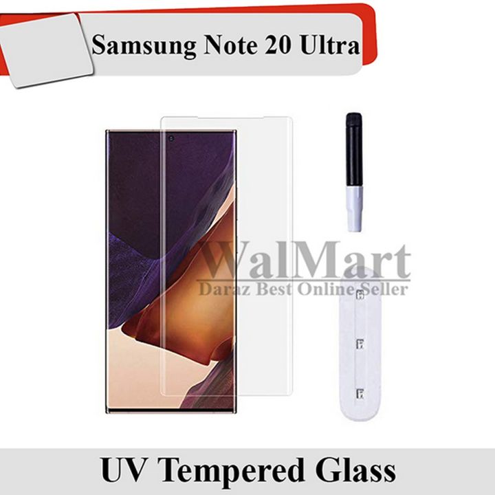 Samsung Galaxy Note 20 Ultra UV Tempered Glass Full Glue Screen Protector For Samsung Galaxy Note 20 Ultra