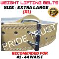 Weight Lifting Belts, Size XL, XXL AND XXXL Export Quality. 