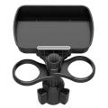Car Cup Holder Tray With Swivel Base 360 Degree Adjustable Car Cup Holder Food Tray Organized 2 Drink Holder For Car Accessories. 