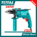 TOTAL 680W Variable Speed Impact Drill with Forward/Reverse Switch, Hammer Function TG1061356. 