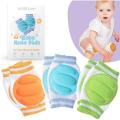 Baby Knee Pads for Crawling Cute Breathable Adjustable Elastic Baby Kneepads Knee Elbow Pads Crawling Safety Protector Unisex Infant Toddler. 