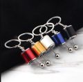 Auto Part Model Gear Box Shifter Keychain, Mini Car Gear Shift Stick Knob Gearbox Metal Key Chain Key Ring for Men(Multi). 