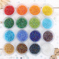 10 (120g\ 4500pcs), 15, 30 tola High-Quality Round 12/0 Glass Seed Beads| Multicolor Loose Seed Beads for Fashion Jewelry | DIY Bracelets, Earrings, Necklaces, Art & Crafts, Garment Accessories | Loose Bulk moti Seed Beads | Gift for Girls. 
