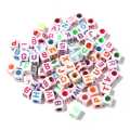 200 Pcs  Alphabet Beads for Jewelry Making Acrylic Beads Bracelets Kit for DIY Craft Necklaces Key Chains Making. 