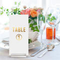 Acrylic Stands Place Card Holders Table Number Stands Desktop Clear Card Display Stand Transparent Acrylic Sign Holder. 