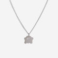 Pokemon Trendy Simple Ditto Titanium steel Cloud Pendant Necklace For Women Men Fashion Anime Halloween Jewelry Gift. 