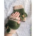 handmade gloves for girls. 