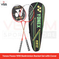 Yonex Power 5910 Badminton Racket Set with Cover | High-Quality | Lightweight Pair for Beginners & Intermediate Players | Durable Sports Kit for Men, Women & Kids | Perfect for Indoor & Outdoor Games. 