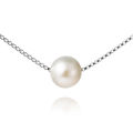 Simple Single Pearl Locket For Girls and Women | Gold and Silver Chain. 