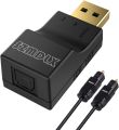 Bluetooth Adapter, Bluetooth 5.0 Audio Transmitter, Wireless Audio Adapter with USB and Optical for Switch Base, PS4, Xbox, TV, PC, 2 Devices Simultaneously, Plug and Play. 