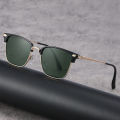 Vaneasel 1PC Hot Selling Retro Half TR90 Frame Metal Sunglasses Square Shades LuPettes de Soleil Men. 