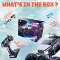 BEZGAR TC141 1:14 Scale Remote Control Car, All Terrains Electric Toy Off Road Waterproof RC Truck, Remote Control Monster Truck for Kids Boys with 2.4 GHz Remote Control and Rechargeable Battery. 
