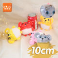 5-10CM rag doll plush toy small doll grab doll machine doll cute pendant wholesale rabbit chicken penguin. 