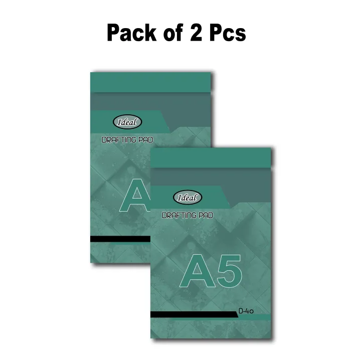 Drafting%20Pad%20D40%20-%20Pack%20of%202%20Pcs%20-%20Size%20A5%20-%20Imported%20Paper%20-%20Image%203