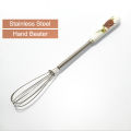 Stainless Steel Mini Handle Hand Beater Small Mixer Cream Beater. 