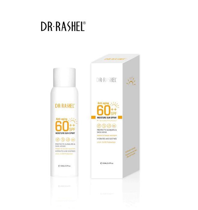 DR.Rashel Anti-Aging And Moisturezir Sun Spray Sunscreen Spray SPF 60 150ml DRL-1652