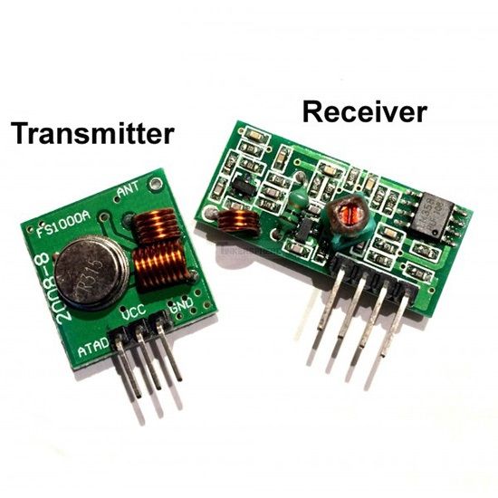 433mhz Rf Transmitter Receiver Module Male Pin Fs1000a