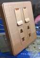 Electric China Fitting Sheet China Switch Board  Hero Metal Series. 