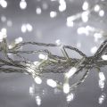 Fancy White Blinking LED Fairy Light String Flashing - 220V - for Birthday Party Eid Milad Melad Wedding Christmas Function Home Decoration. 
