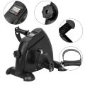 Mini Exercise Bike Arm and Leg Pedal Exerciser with LCD Display Resistance Pedal Mini Exercise Bike Mini Exercise Bike(with Meter) for Household Mini Bike, Mini Exercise Bike Leg Machine Digital Under Desk Bike Note random solar will be deliver. 