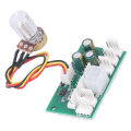 Cooling Fan Hub, Small Rotary Potentiometer Fan 8 Way Splitter for PC Chassis. 