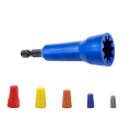 Wire Nuts Twister, Wire Twisting Tool Set Kit Twisting Wire Connector Socket, Wire Twister Tool Kit for Drill Wire Connector Driver. 