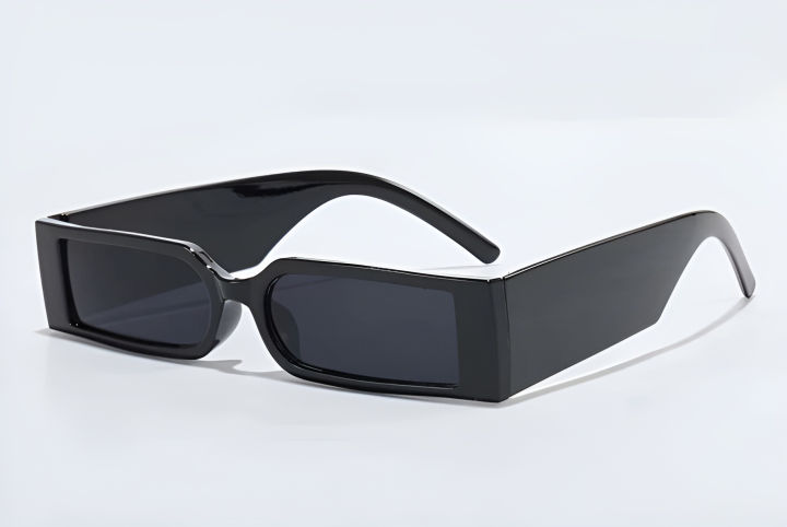 Trendy Rectangle Frame Sunglasses Hip Hop Rectangle Frame Sunglasses MC Stan Sunglasses UV Protection, Polarized, Riding Glasses