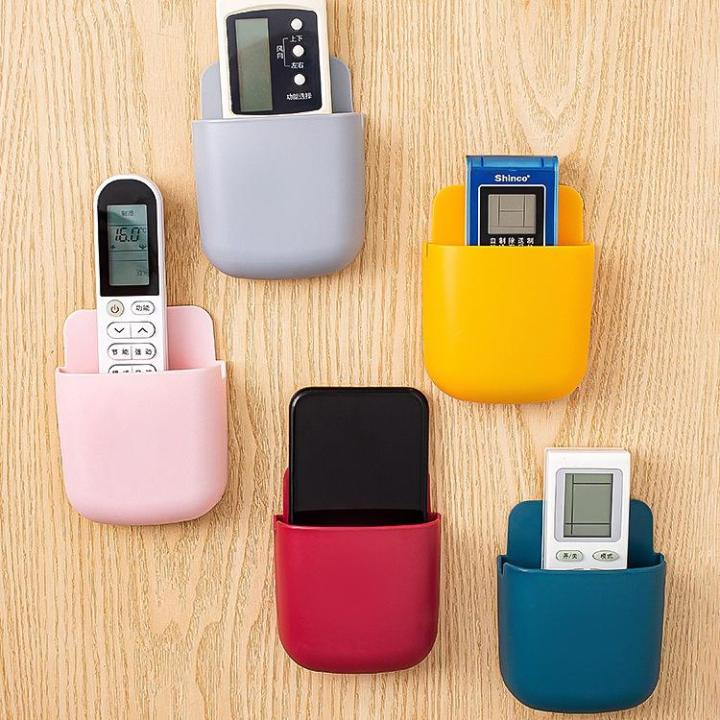 Wall Mounted Storage Box Remote Control Storage Organizer Case for Mobile Phone Plug Storage Rack Holder Stand Container Shelf