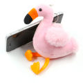 Random 1 Pc Lovely Flamingo Plush Toy Keychain Ring Pendant Soft Toy Key Ring Backpack Decor. 