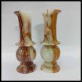 Marble Flower Vase | Onyx Vase | Pakistani Handmade | Vase Pair. 