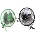 USB Metal Fan 6 Inch Plug-in Small Fan Student Dormitory Wrought Iron Office Desktop Mini Electric Fan Wholesale. 