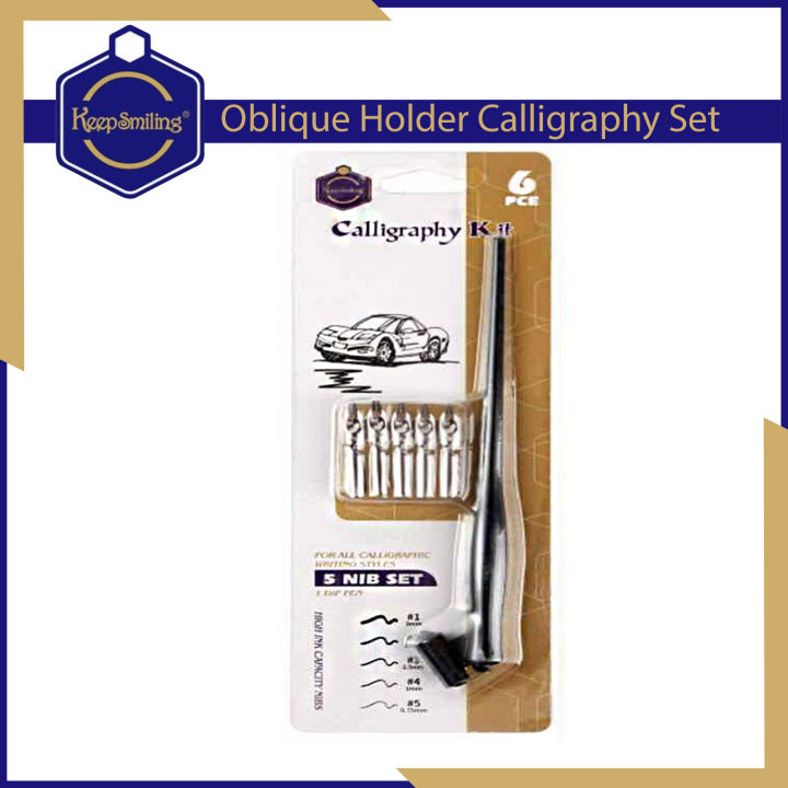 Keep%20Smiling%20Oblique%20holder%20Calligraphy%20Dip%20Pen%20Set%20-%20Image%203