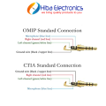 Headphones 3.5mm TRRS Male Plug 4 Pole Audio Jack Adapter Connector Circuit Pin For Handsfree Headphone Repair. 