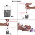 2/5/10ml refillable perfume converter mini perfume dispenser tool portable refill tool including syringe. 