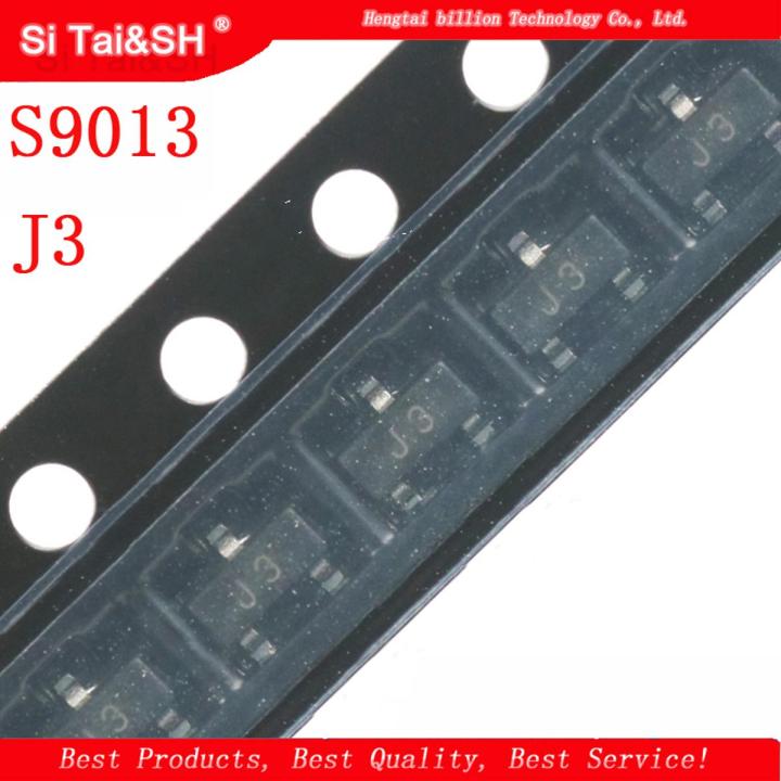 100PCS S9013 J3 SOT23 9013 Sot-23 SMD Transistor NPN 0.5A 40V SMD power transistor new original