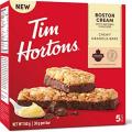 Tim Hortons Bostan Cream Granola Bars. 