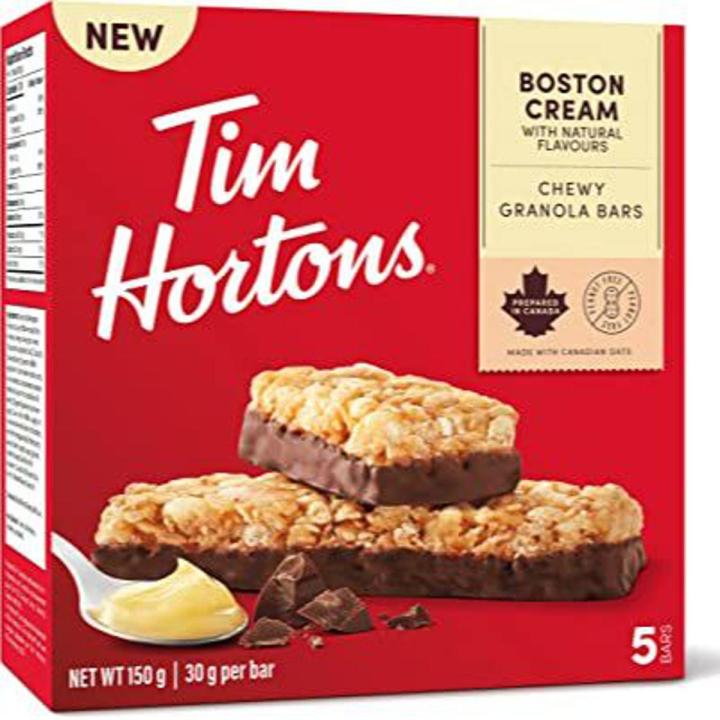 Tim Hortons Bostan Cream Granola Bars