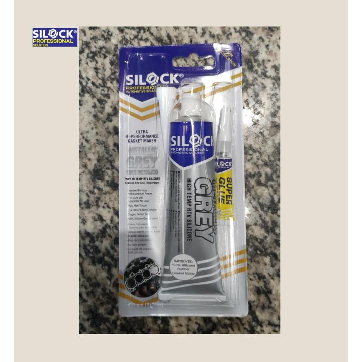 SILOCK® 750 METALLIC GREY RTV SILICONE GASKET MAKER 100G