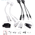 POE Cable Passive Power Over Ethernet Adapter Cable POE Splitter RJ45 Injector Power Supply Module 12-48v For IP Camea 2 piece pair. 